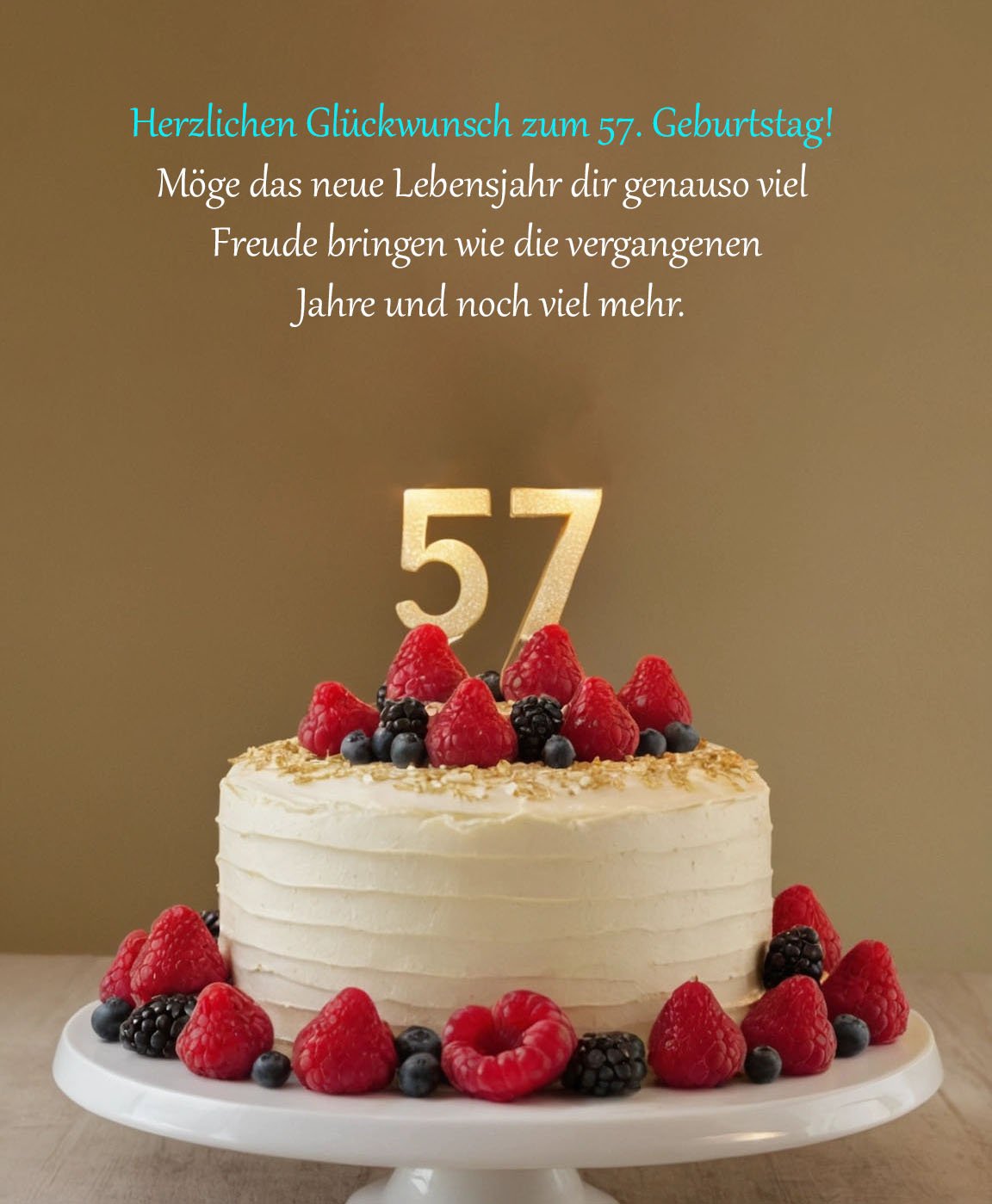 Sprüche für Glückwünsche zum 57. Geburtstag