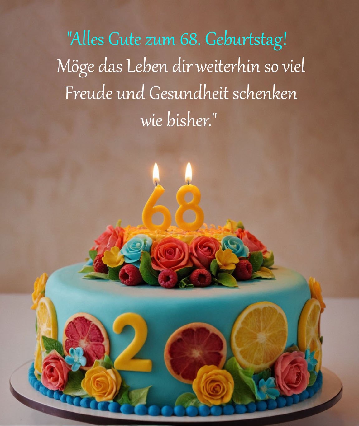 Top Sprüche für Glückwünsche zum 68. Geburtstag Sprüche für Glückwünsche zum 68. Geburtstag