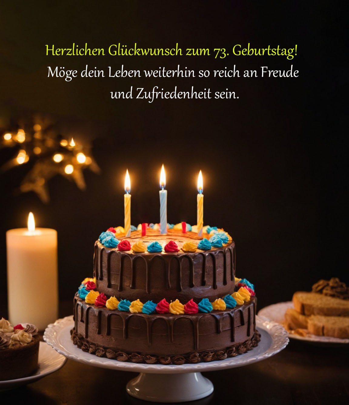 Sprüche für Glückwünsche zum 73. Geburtstag