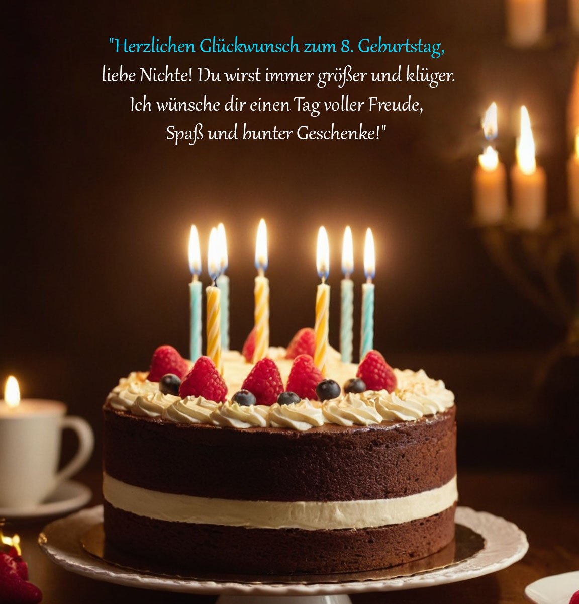 Top Sprüche für Glückwünsche zum 8. Geburtstag Spruche-fur-Gluckwunsche-zum-8-Geburtstag-fur-die-alte-Nichte