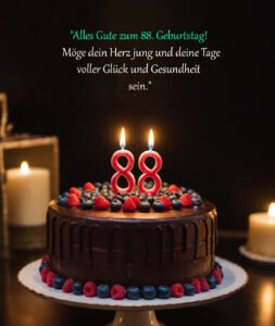 Sprüche für Glückwünsche zum 88. Geburtstag