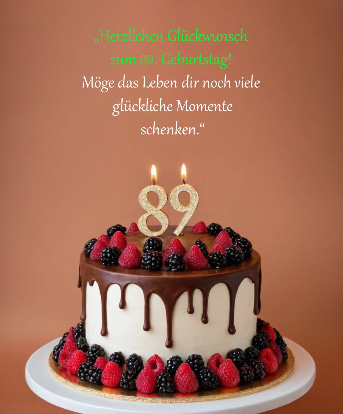 Sprüche für Glückwünsche zum 89. Geburtstag