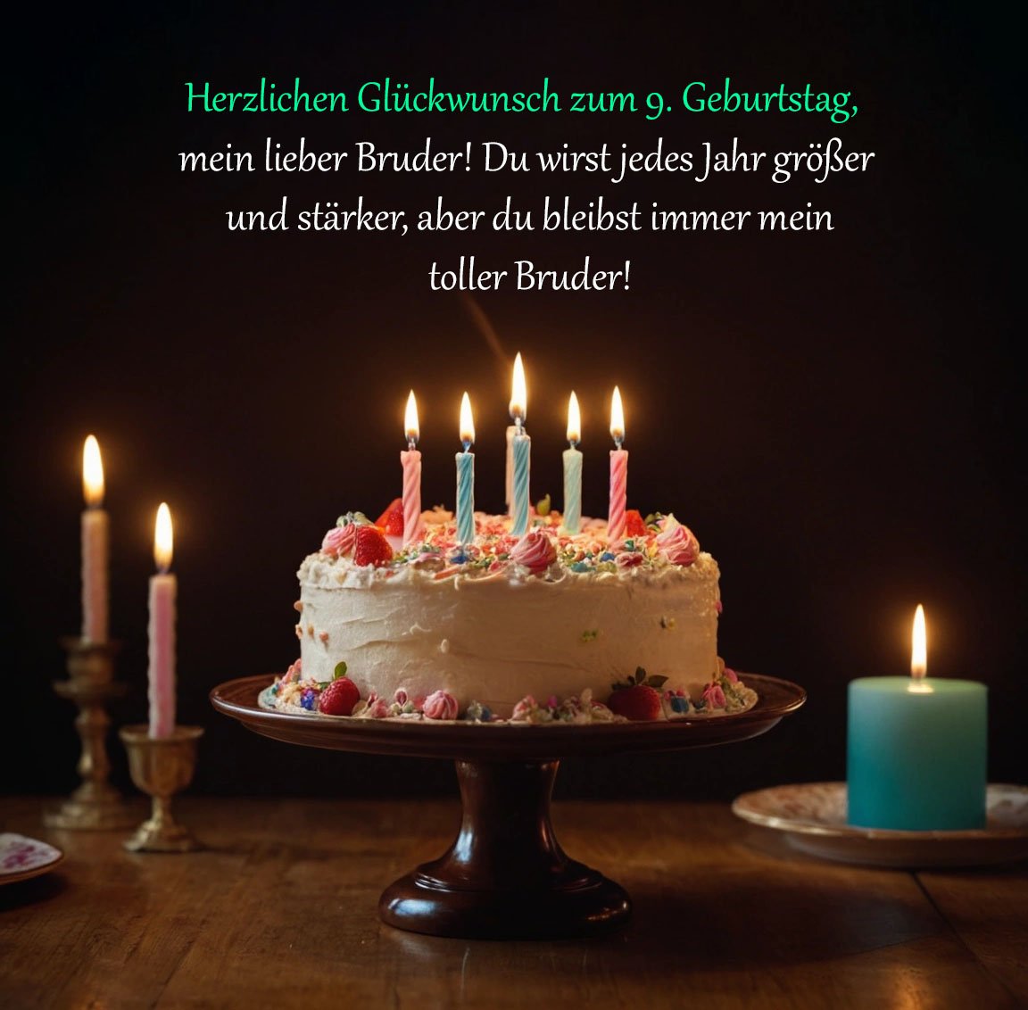 Sprüche für Glückwünsche zum 9. Geburtstag für Bruder