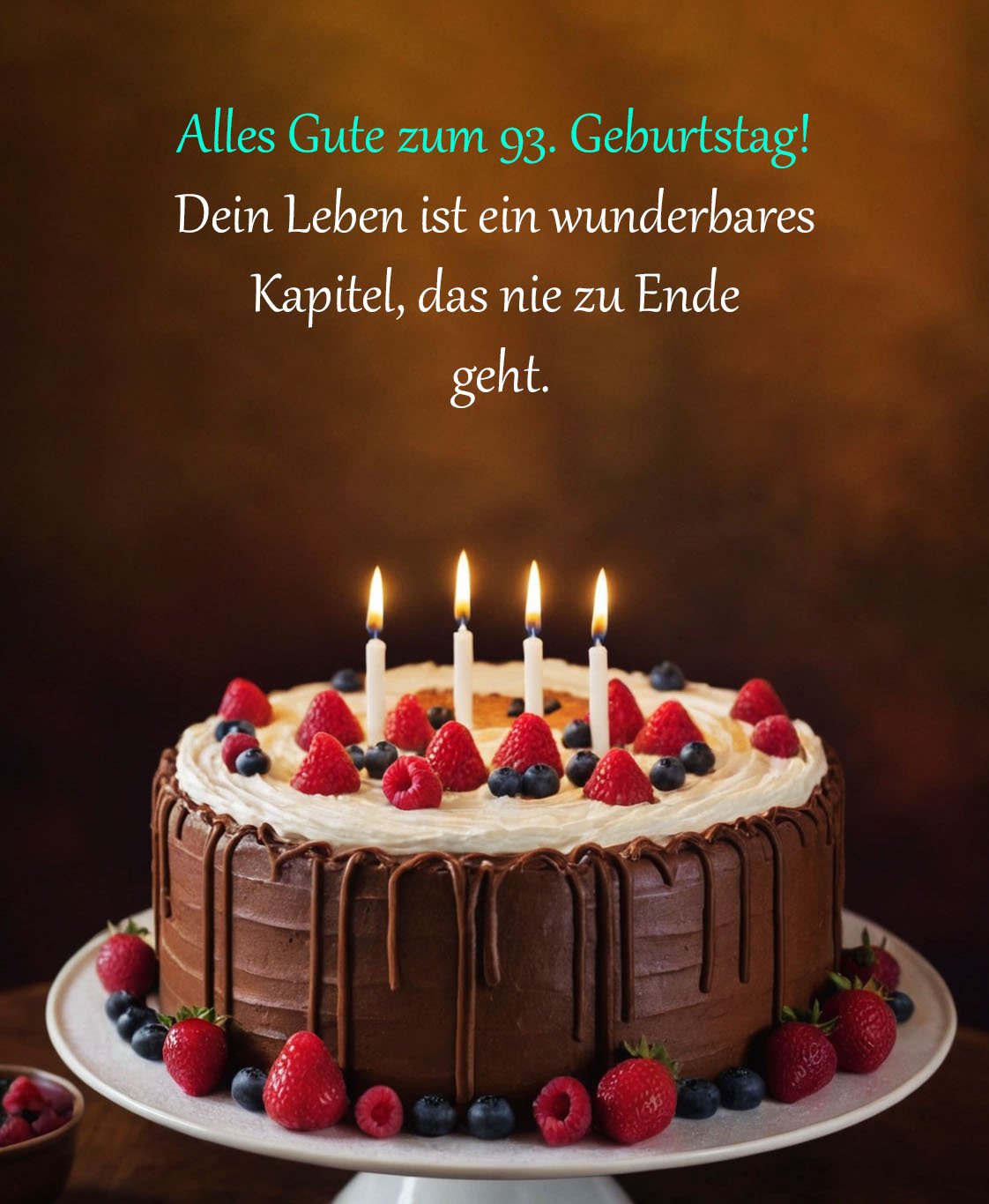 Sprüche für Glückwünsche zum 93. Geburtstag