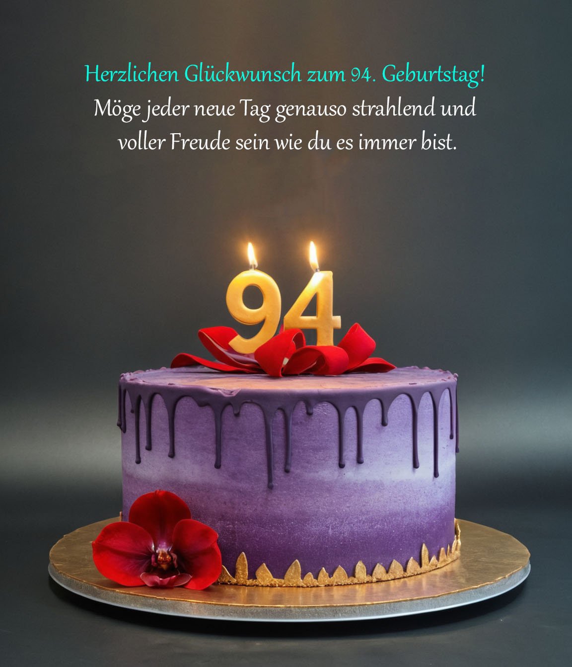 Sprüche für Glückwünsche zum 94. Geburtstag