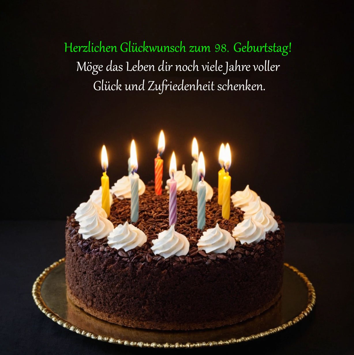 Sprüche für Glückwünsche zum 98. Geburtstag