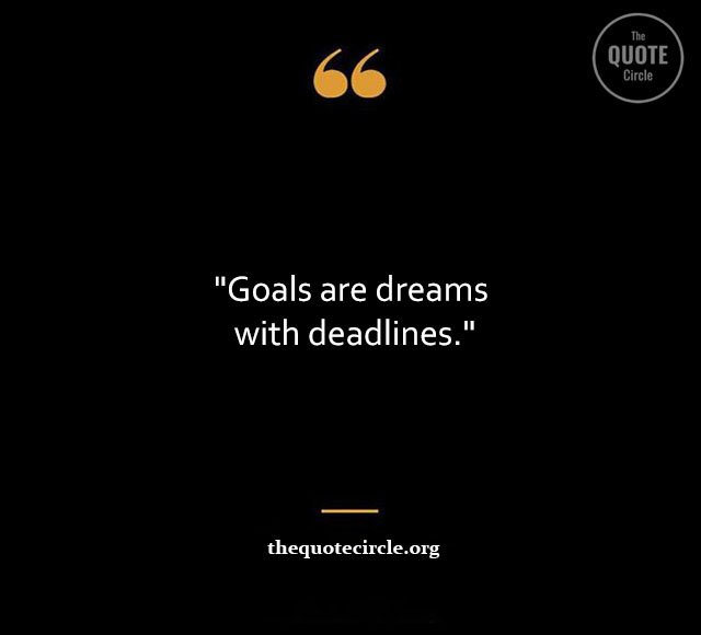 Goal Quotes